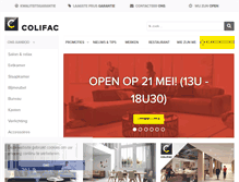 Tablet Screenshot of colifac.be